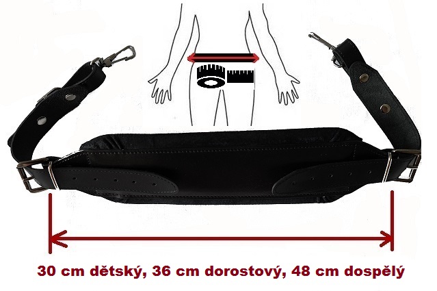 Akordeonový bederní pás